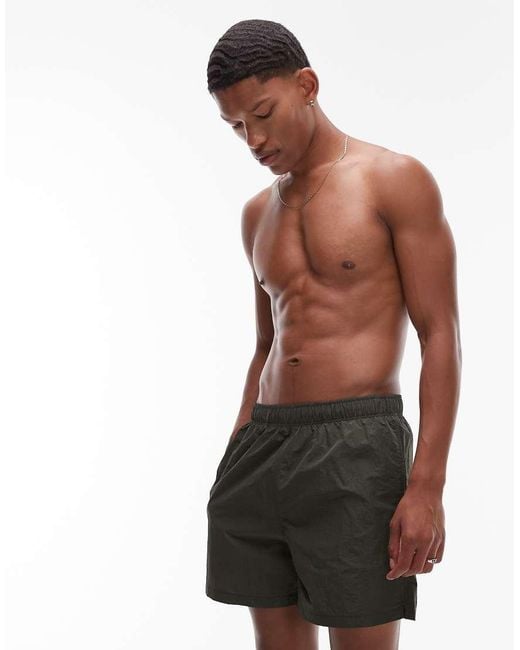 ARKET Green Ripstop Swim Shorts for men