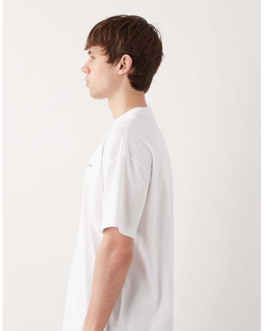 Collusion White Logo T-Shirt for men