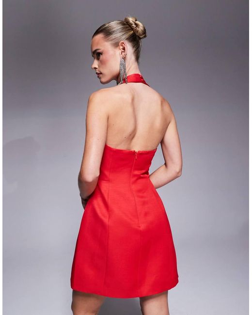 Forever New Mini-Jurk Met Structuur in het Red