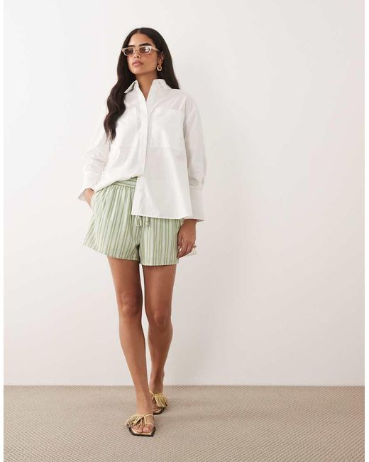 ASOS White A-Line Oversized Shirt