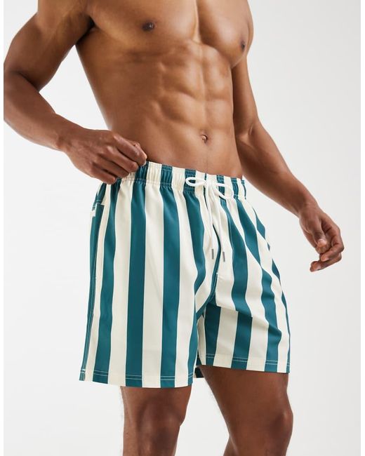 Cotton On Blue Strect Swim Shorts for men
