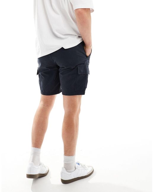 New Look Blue Cargo Shorts for men