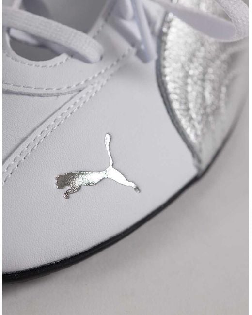 PUMA White Speedcat Ballet Nova Flats