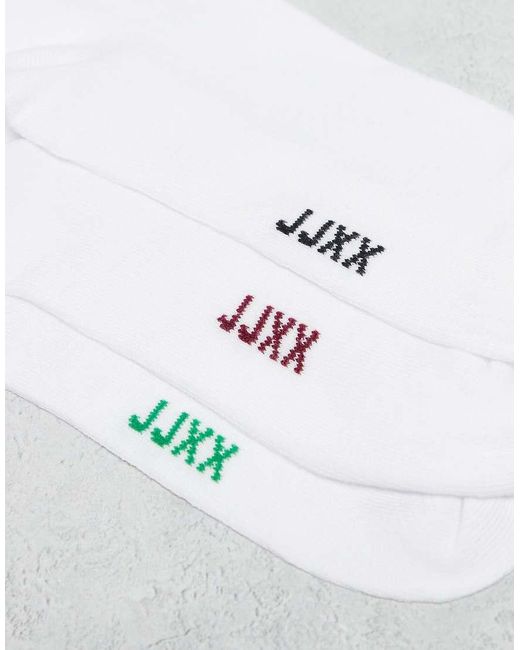 JJXX Multicolor 3 Pack Sport Socks