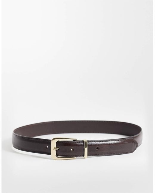 Mango White Classic Belt