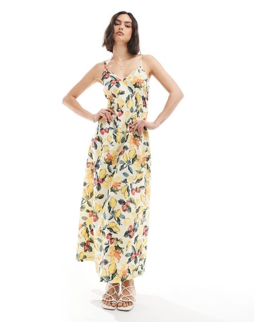 Vero Moda Metallic Cami Maxi Dress