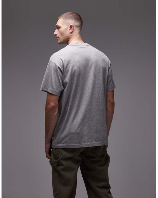 Carhartt Gray Heavy Duty T-shirt for men