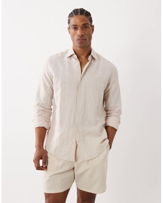 Mango – hemd in Brown für Herren