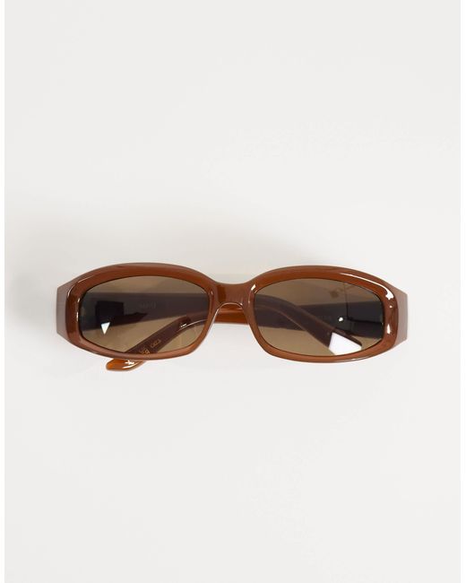 Mango Brown – angeschrägte sonnenbrille