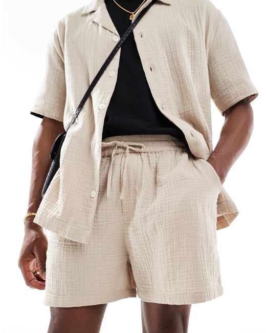 Goldsboro – freizeit-shorts in Natural für Herren