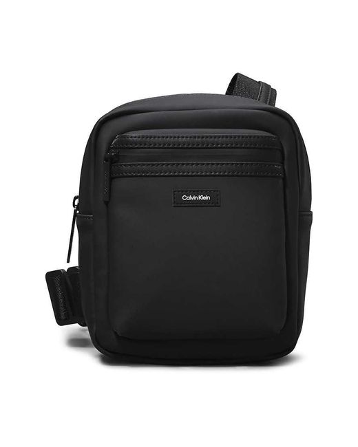 Calvin Klein Black Convertible Reporter Bag for men