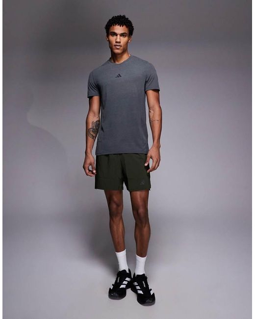 Adidas Originals Gray Adidas Training D4t T-shirt for men