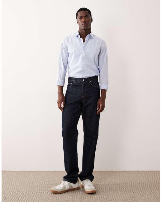 Mango White Cotton Shirt for men