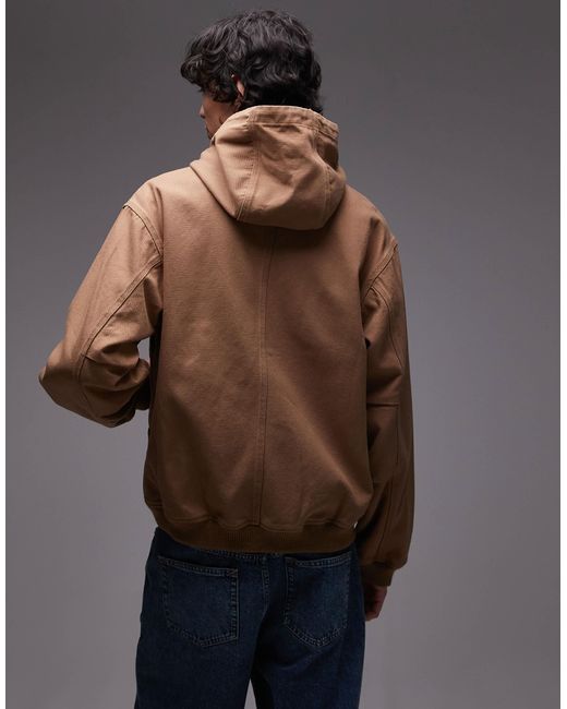Gramicci Gray El Cap Hooded Worker Jacket for men