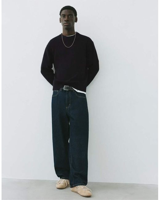 Basic Maglione di Pull&Bear in Black da Uomo