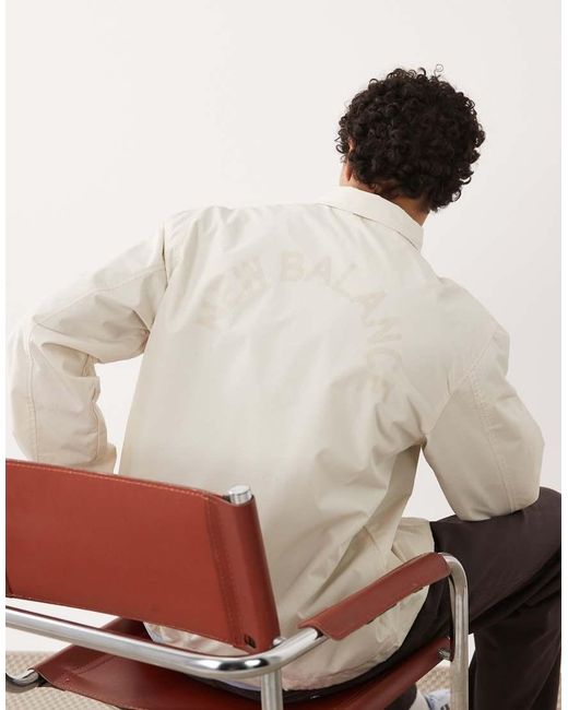 New Balance Natural Lightweight Coaches Jacket for men