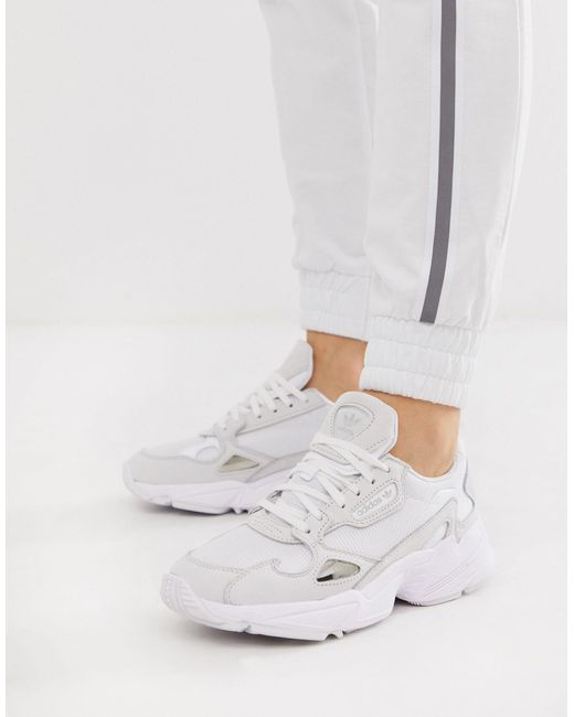 adidas triple white falcon