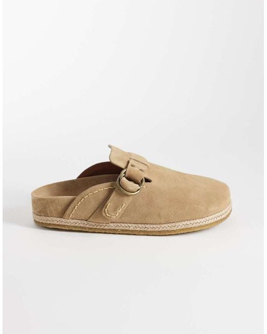 Polo Ralph Lauren Natural Turbach Suede Clog Sandal for men