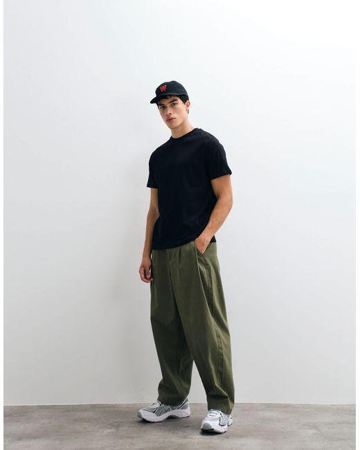 ASOS – basic-t-shirt in Blue für Herren