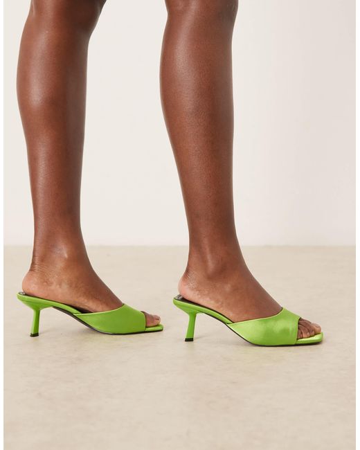 Raid Green – rochi – sandalen-mules aus satin