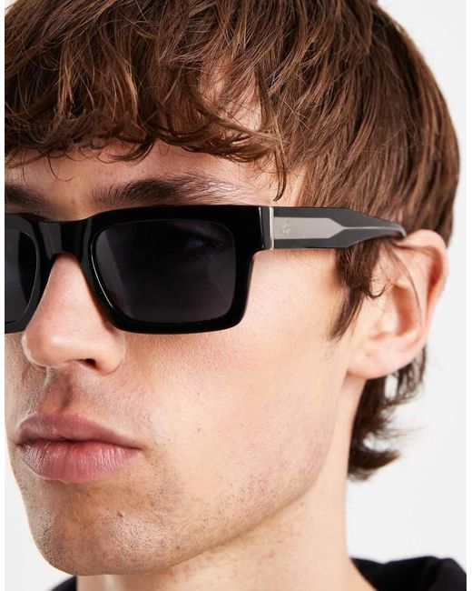 Boss Sunglasses Black Boss Square Sunglasses for men