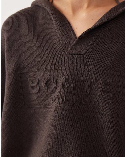 BO+TEE Black Bo+tee Oversized Hoodie