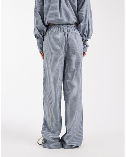 ASOS Blue Pull On Trousers
