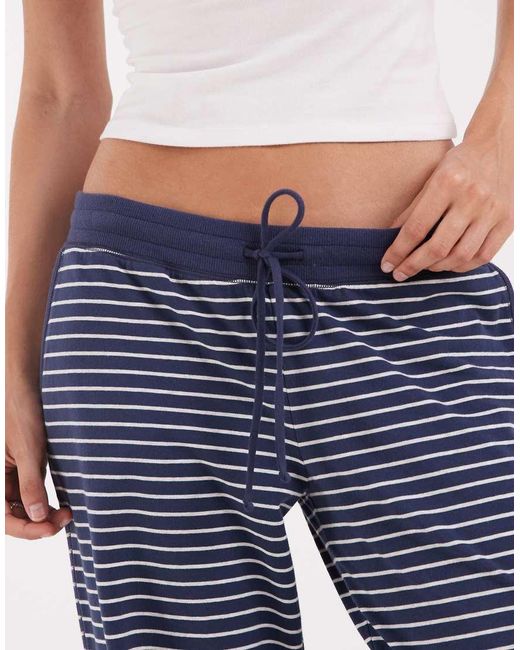 Hollister Blue Cosy Wide Leg Trousers