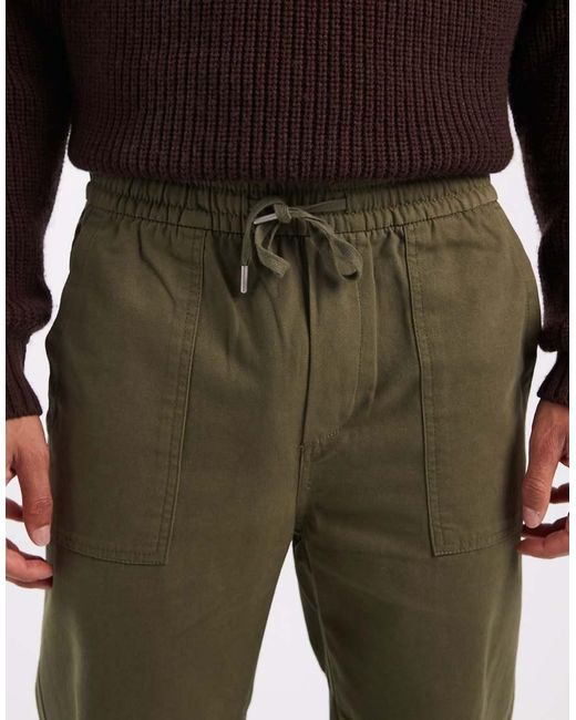 Only & Sons Green Relaxed Fit Trouser for men