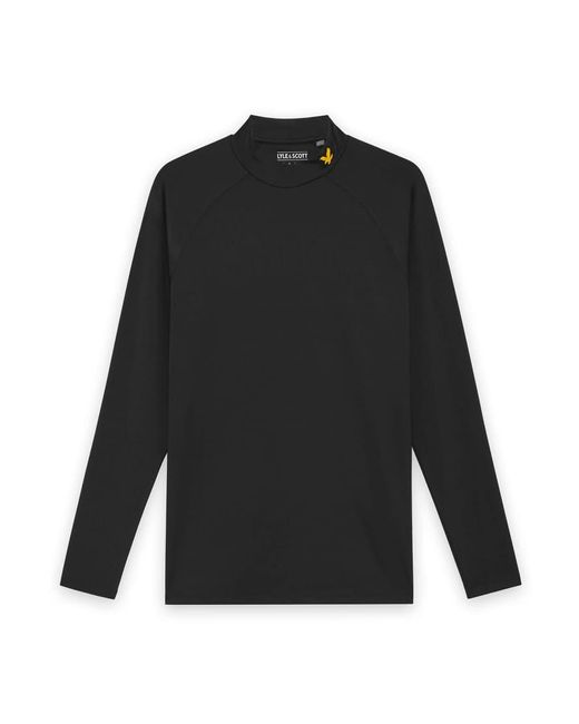 Lyle & Scott Black Ls T-Shirt Tech Baselayer for men