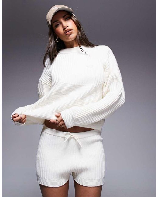 The Couture Club Natural Knitted Shorts