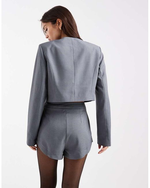 Miss Selfridge White Tailoring Sleeper Short Co-Ord