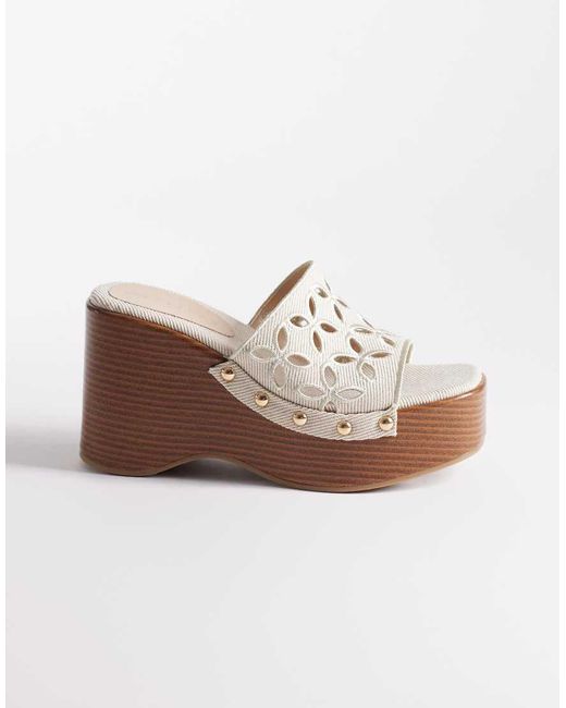 ASOS Multicolor Tilly Cut Out Wedges
