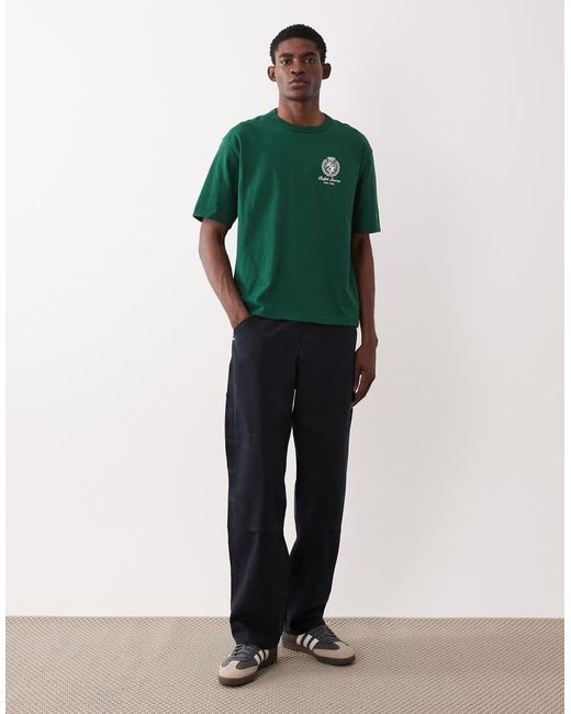 Polo Ralph Lauren Green Heavyweight Heritage Crest Back Print T-shirt for men