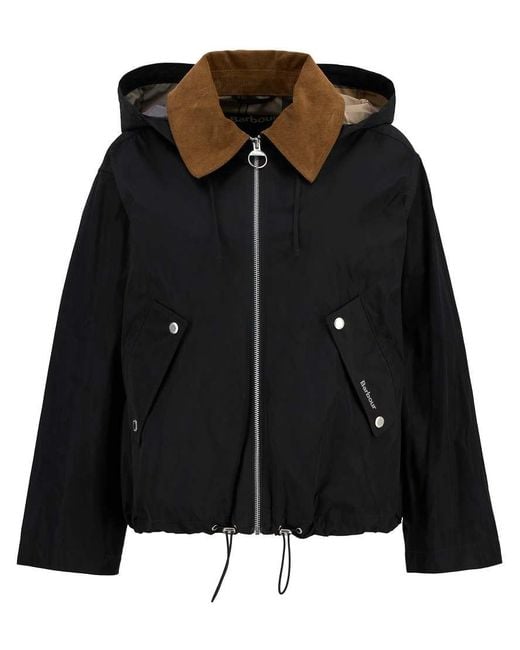 Barbour Black X Lucy Williams Weaver Showerproof Jacket