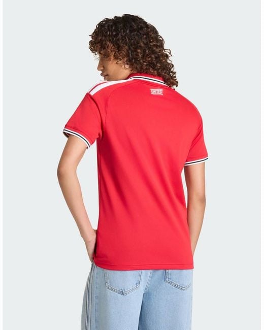 Adidas Originals Red Manchester United 26/27 Home Jersey