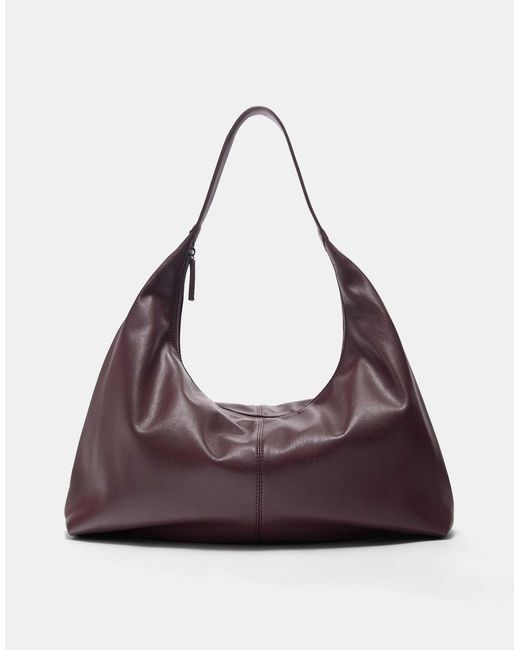 Sac cabas - bordeaux Pull&Bear en coloris Purple