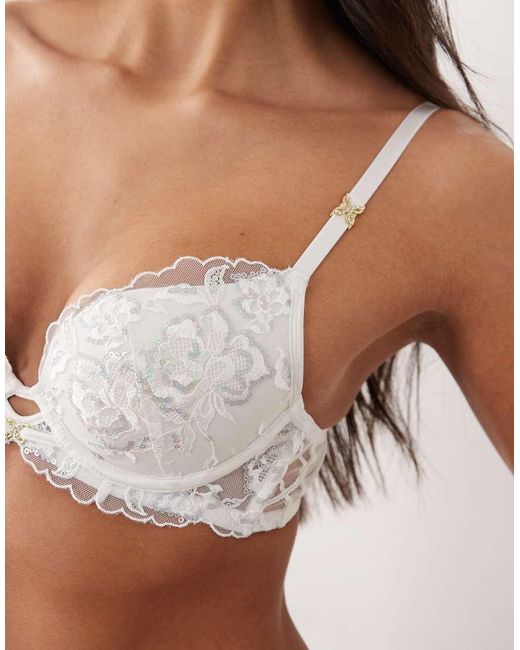 Ann Summers Brown Endless Attraction Padded Plunge Bra