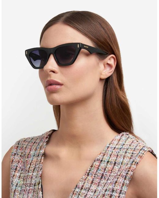 Missoni Sunglasses Black Bold Cat Eye Sunglasses With Dark Shaded Lenses