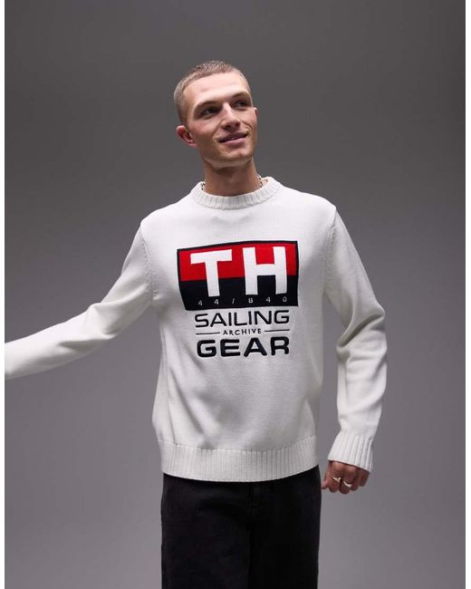 Tommy Hilfiger Gray Sailing Jumper for men