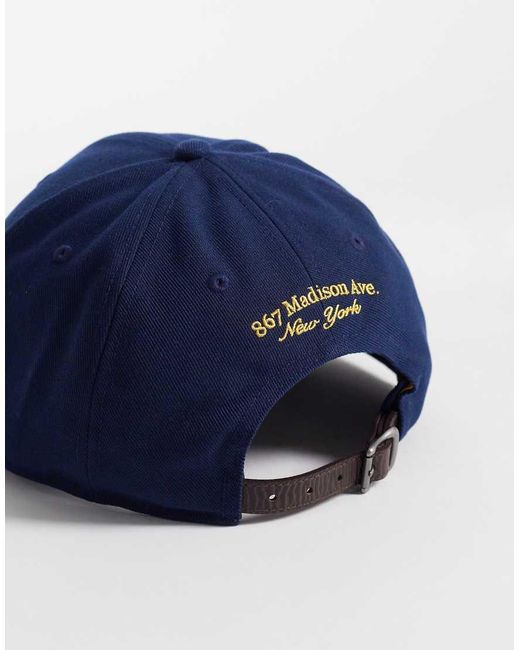 Polo Ralph Lauren Blue Crest Logo Baseball Cap for men