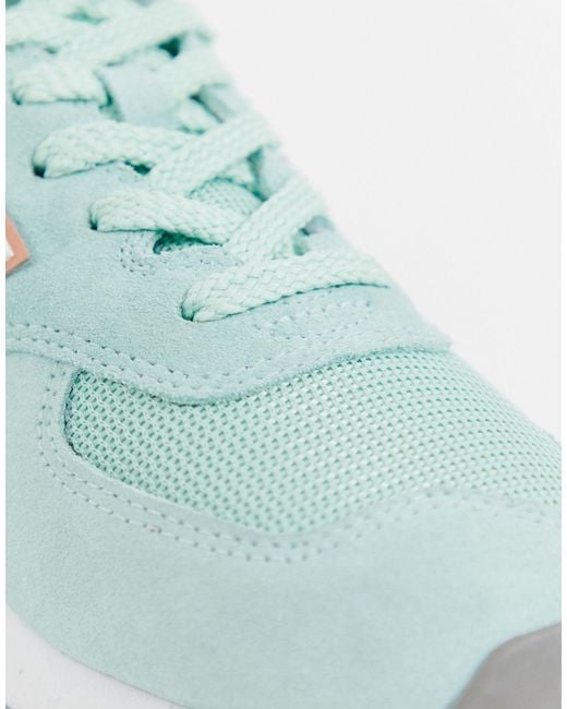 New Balance Rubber 574 V2 Pastel Mint Sneakers in Green | Lyst