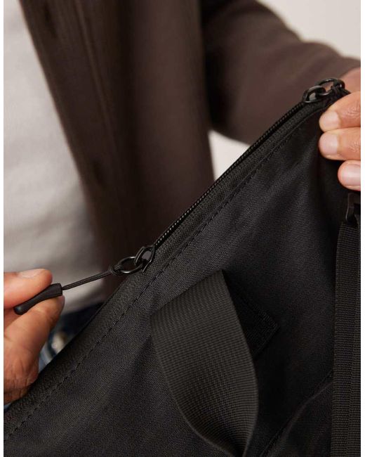 Mango Black Double Pocket Rucksack for men