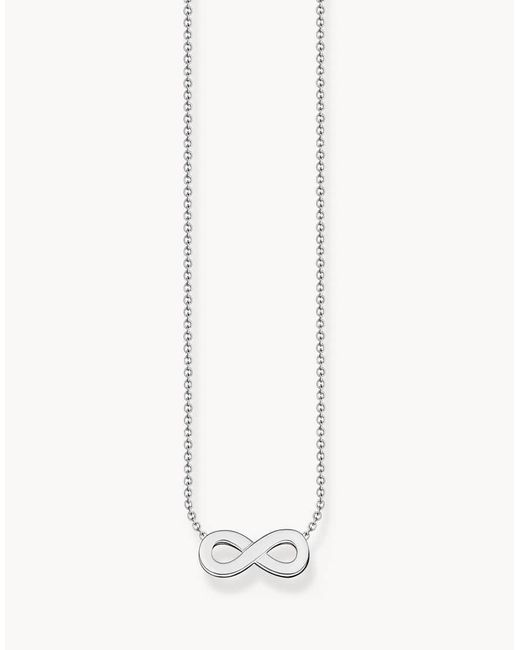 Thomas Sabo White Necklace With Infinity Pendant