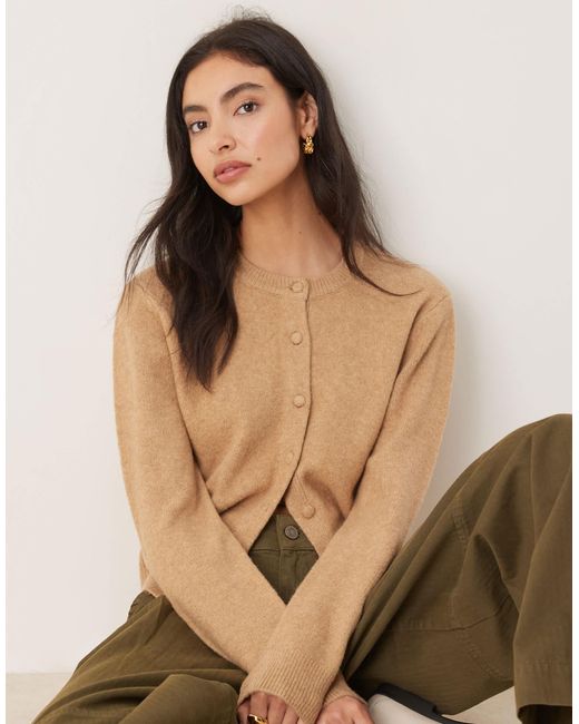 Mango Natural – kompakte strickjacke