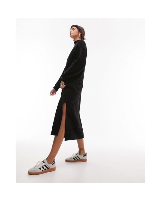 Topshop high hotsell neck dress