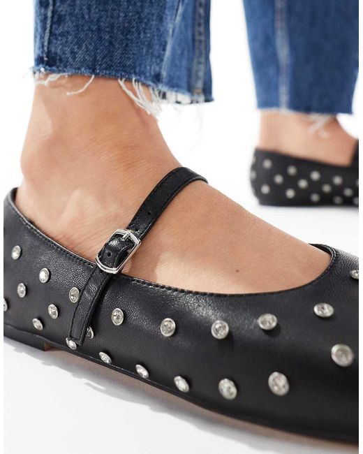 ALDO Blue Marylina Studded Mary Janes