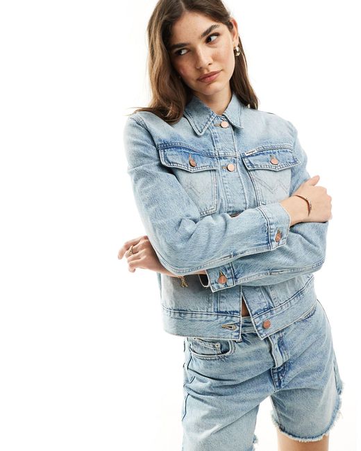 Wrangler Blue – klassische jeansjacke