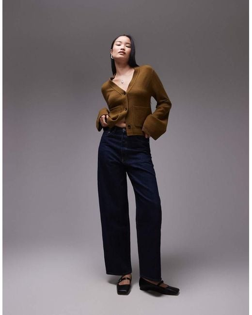 ARKET Blue Amber Barrel Leg Jeans