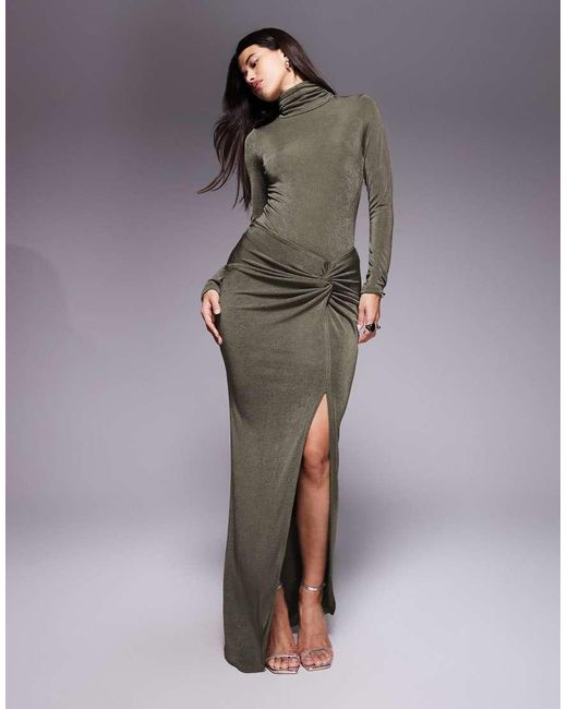 Ruched & Ready You Could Never in het Gray